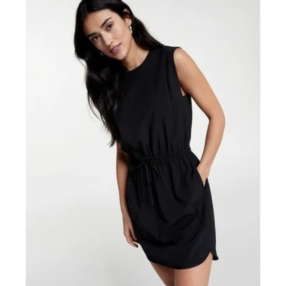 Calia Dolphin Hem Extended Shoulder Dress